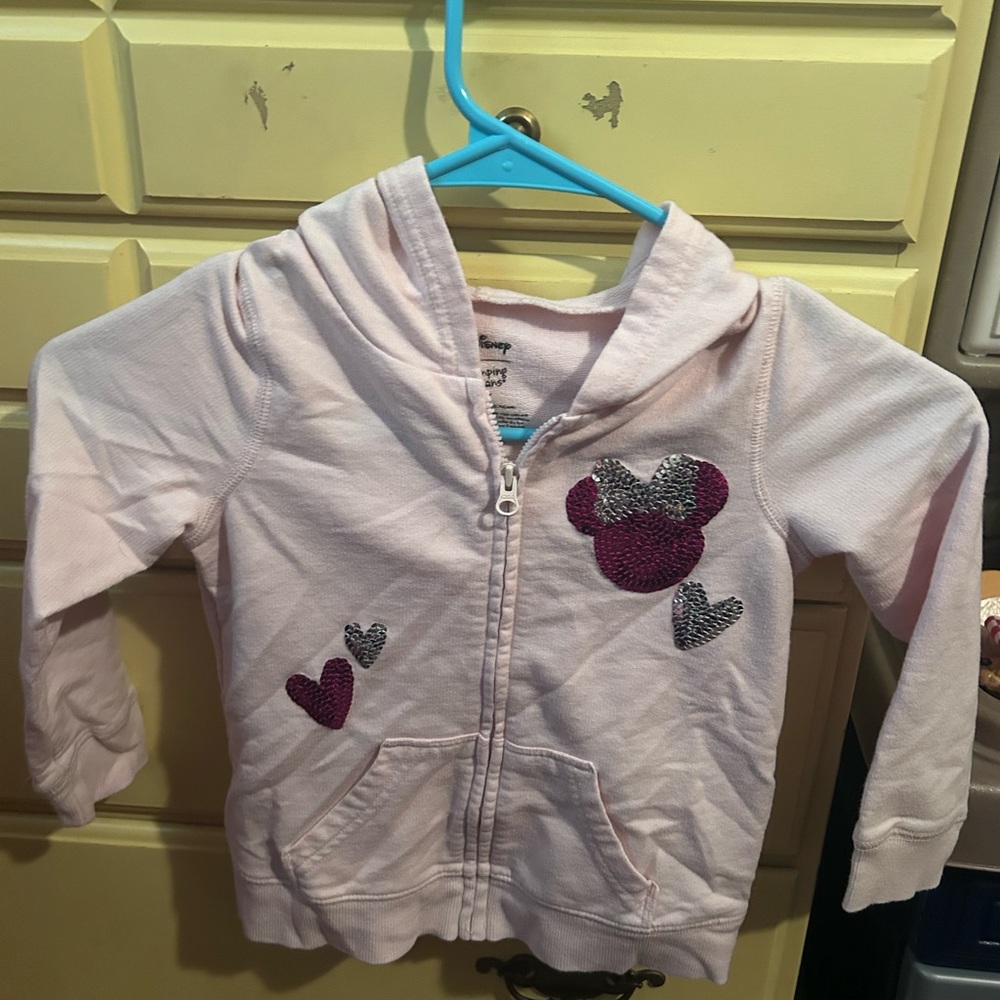 🆕 Minnie Mouse Jacket with Sequins 🩷 size 3T